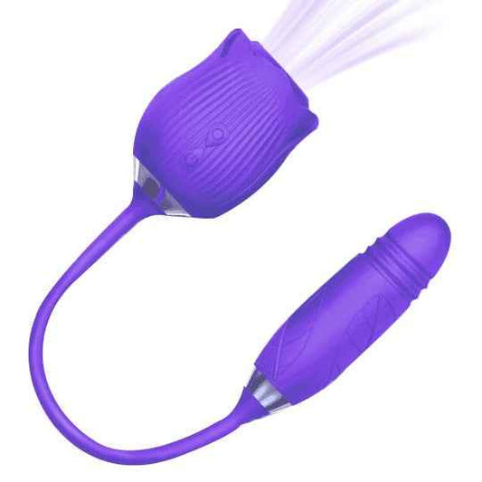 Purple RoséTrio 3-in-1 Rose Toy