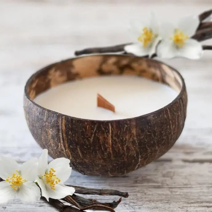 Premium Coconut Shell Candles