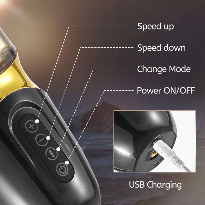 Beck ¢ò 6 Thrusting & Vibrating Automatic Masturbation Cup