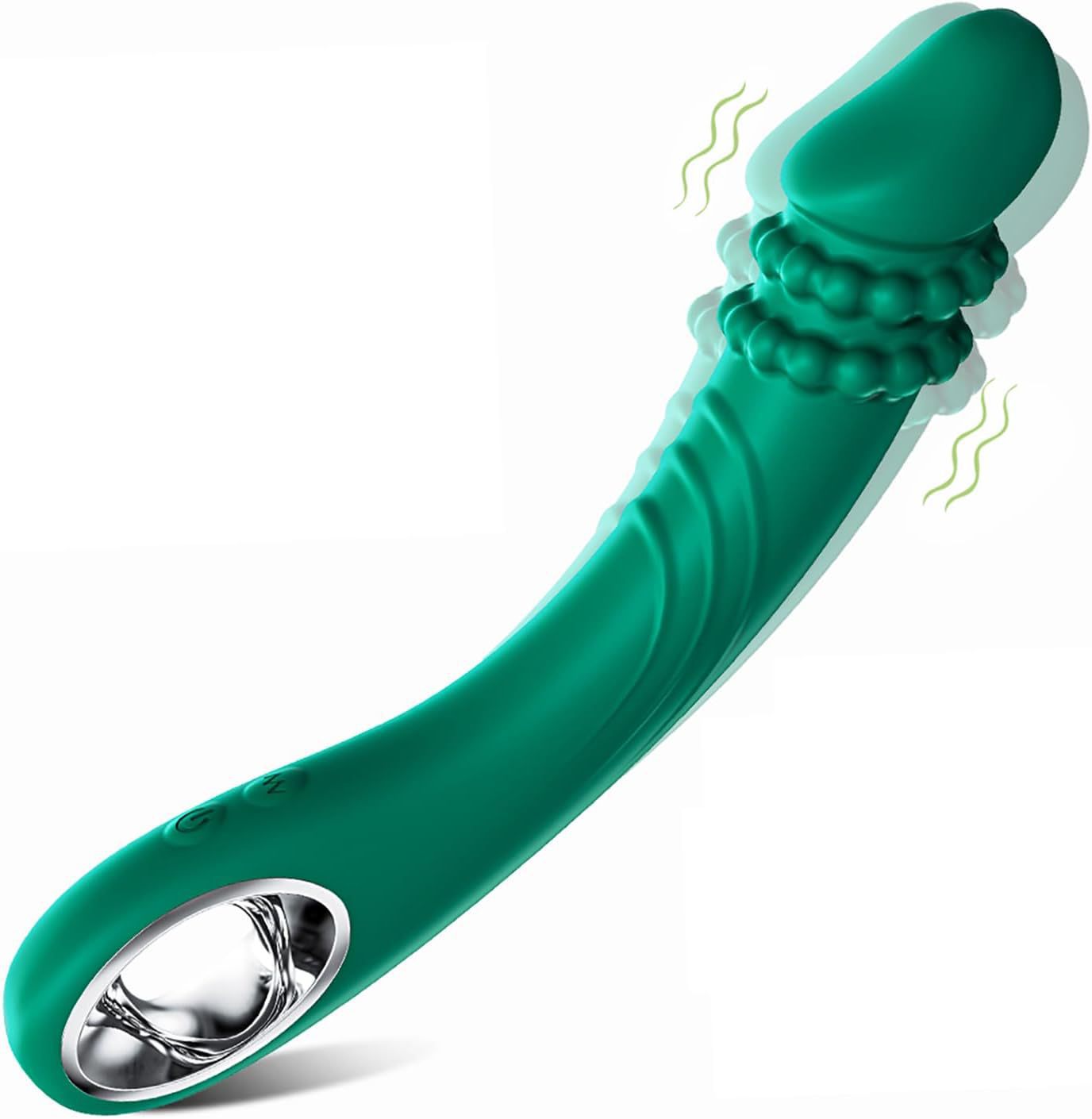10 Vibration Modes G-spot Dildo Vibrator With Pearls