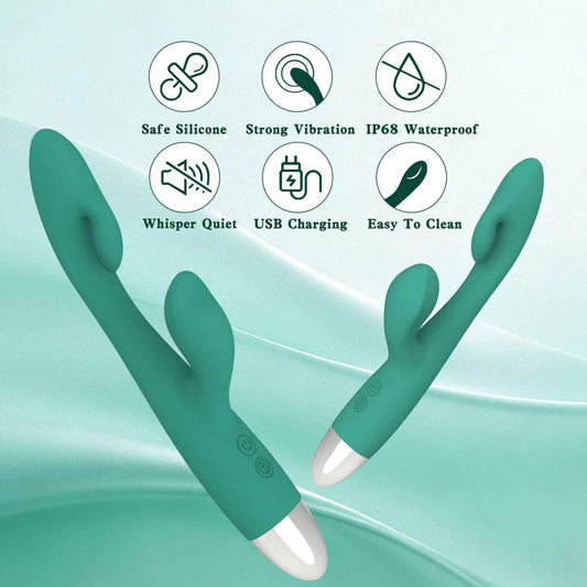 Dual-Head Vibrating Massager for Women – G-Spot & Clitoral Stimulation