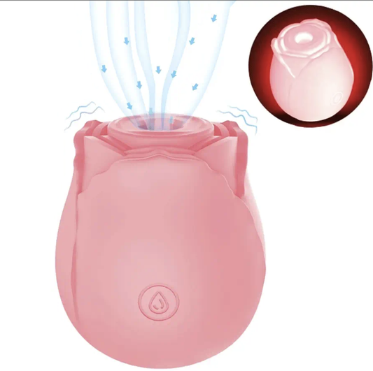 2024 Upgraded Rose Sex Toy with 10 Mind-Blowing Modes Luminous Clitoral Sucker - Kisvibe