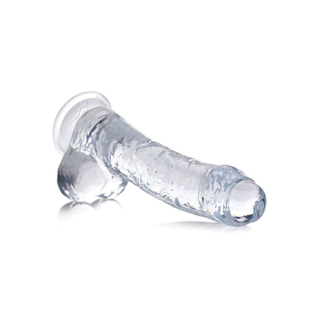 Transparent Silicone Dildo with Suction Base