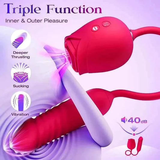 Rose Mary 2026 Dual Stimulator– Clit & G-Zone Pleasure Bodysafe Silicone