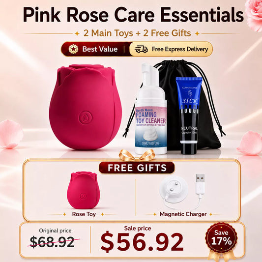 Free Storage Bag Included-The Original Suction Rose Toy® in 6 Colors