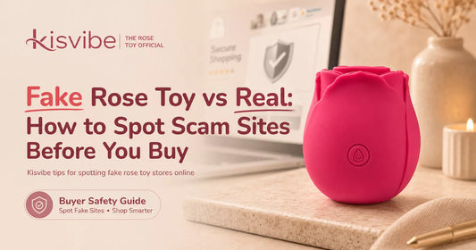 Real vs fake rose toy comparison checklist — how to spot scam rose toy sites by Kisvibe