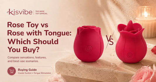 Classic rose toy vs rose with tongue hybrid — which to buy comparison by Kisvibe