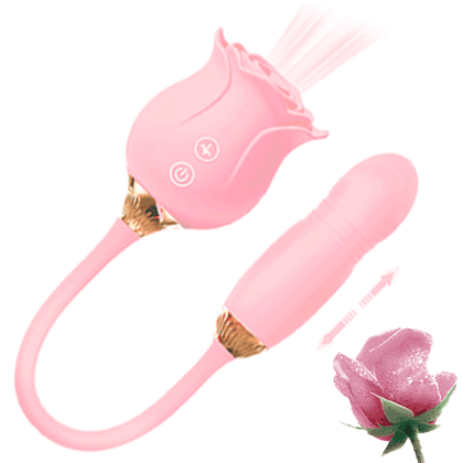 Includes 2 Bestselling Toys - 2-in-1 Rose Vibrator & Rose Clitoral Licker