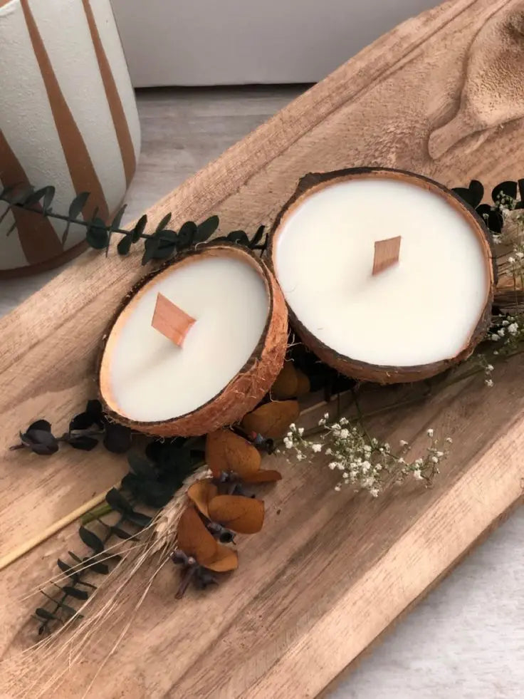 Premium Coconut Shell Candles
