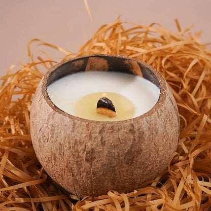 Premium Coconut Shell Candles