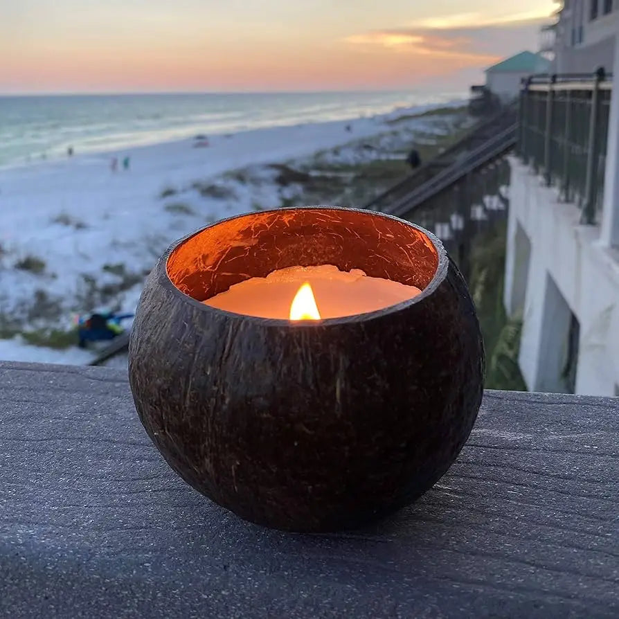 Premium Coconut Shell Candles