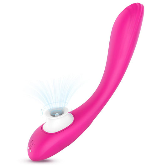 Clitoris 3 in 1 Dildo Clitoris g-spot Sex Toys Massager Tongue Licker Female Sucking Vibrator