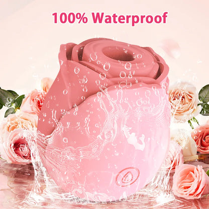 2024 Upgraded Rose Sex Toy with 10 Mind-Blowing Modes Luminous Clitoral Sucker