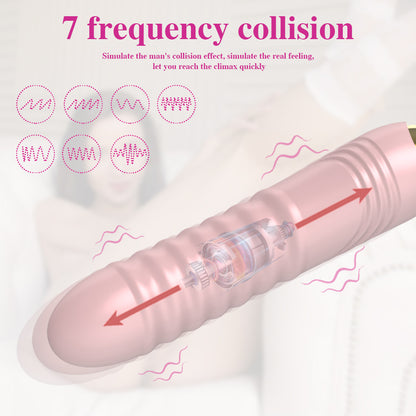 New Rose Full Court Flower Generation 6 G-spot Tongue Licking Vibration Constant Temperature Double Headed Female Masturbation Device Female Fun Products