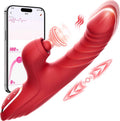 Vibrator Thrusting Dildo for Women G Spot Rose Toy Clitoral Stimulator Couple AI Sync Games