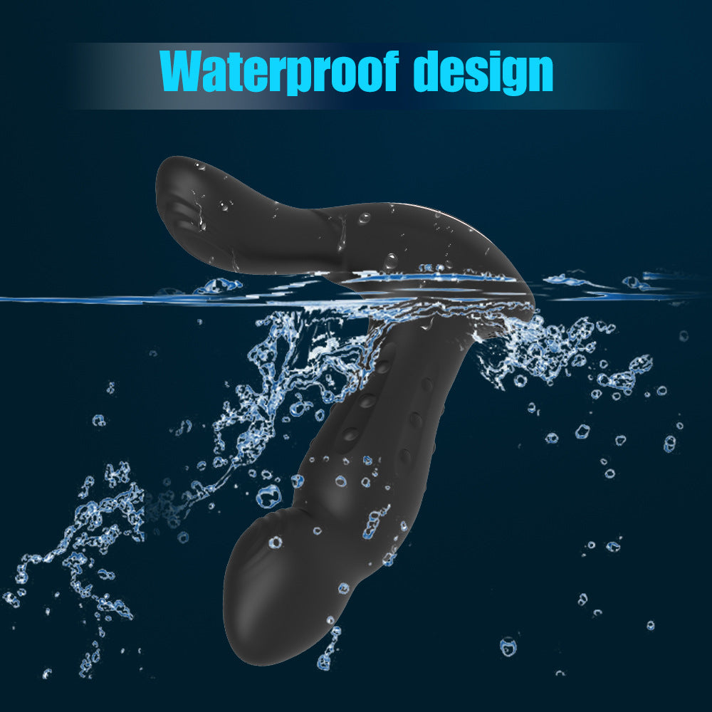 Peristaltic Prostate 10 Frequency Posterior Massager Silicone Charging Anal Plug Male Vibrator Adult Products