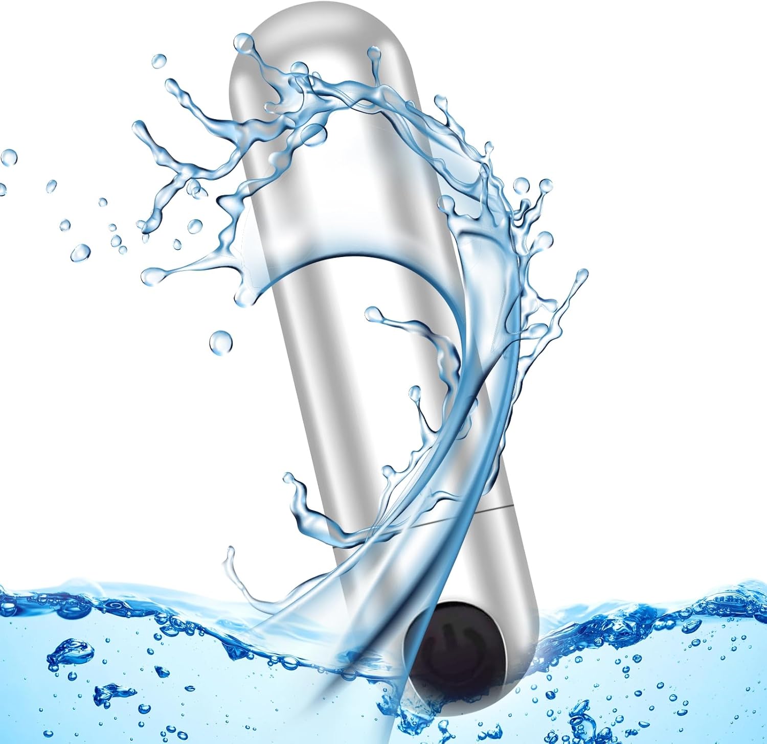 Handheld Electric Back Massager - Mini Waterproof&Rechargeable Handheld Deep Tissue Neck Black