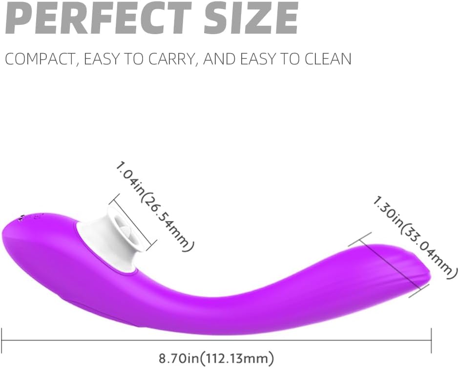 Clitoris 3 in 1 Dildo Clitoris g-spot Sex Toys Massager Tongue Licker Female Sucking Vibrator