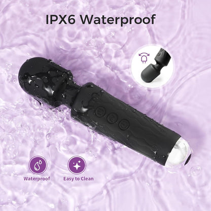 Power Wand Massager for Women – 20 Vibration Modes, Rechargeable