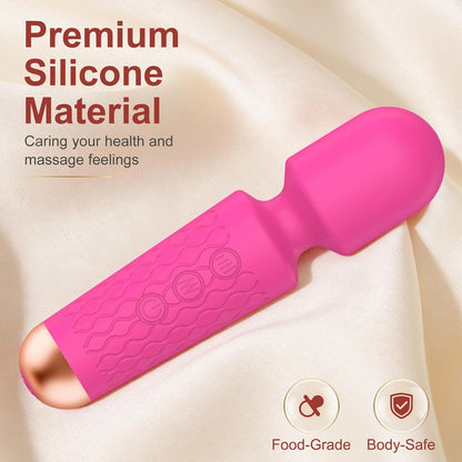 Power Wand Massager for Women – 20 Vibration Modes, Rechargeable
