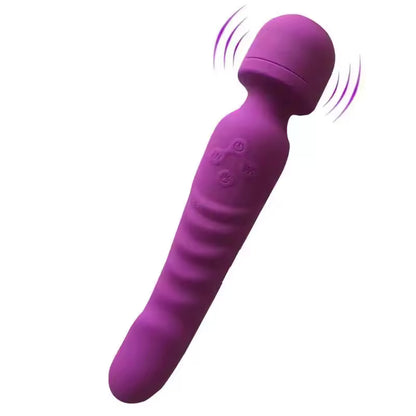 Double-ended G-spot vibrator—with heating function