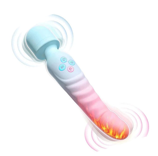 Double-ended G-spot vibrator—with heating function