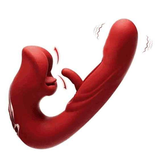 Tongue Licking Flapping Clit & G-spot Vibrator