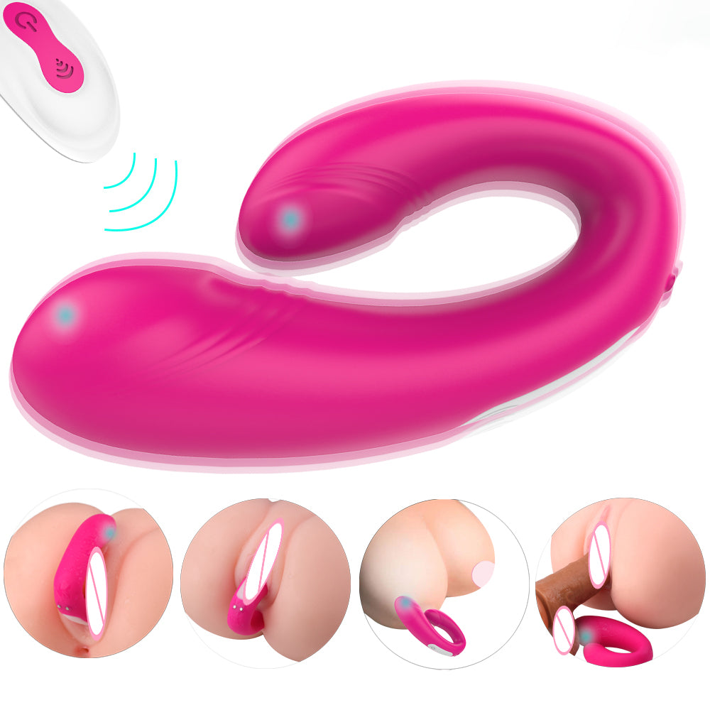 Remote control clitoris g-spot vagina couple sex toys wearable with vibrator