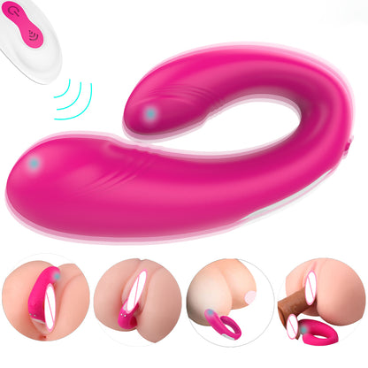 Remote control clitoris g-spot vagina couple sex toys wearable with vibrator