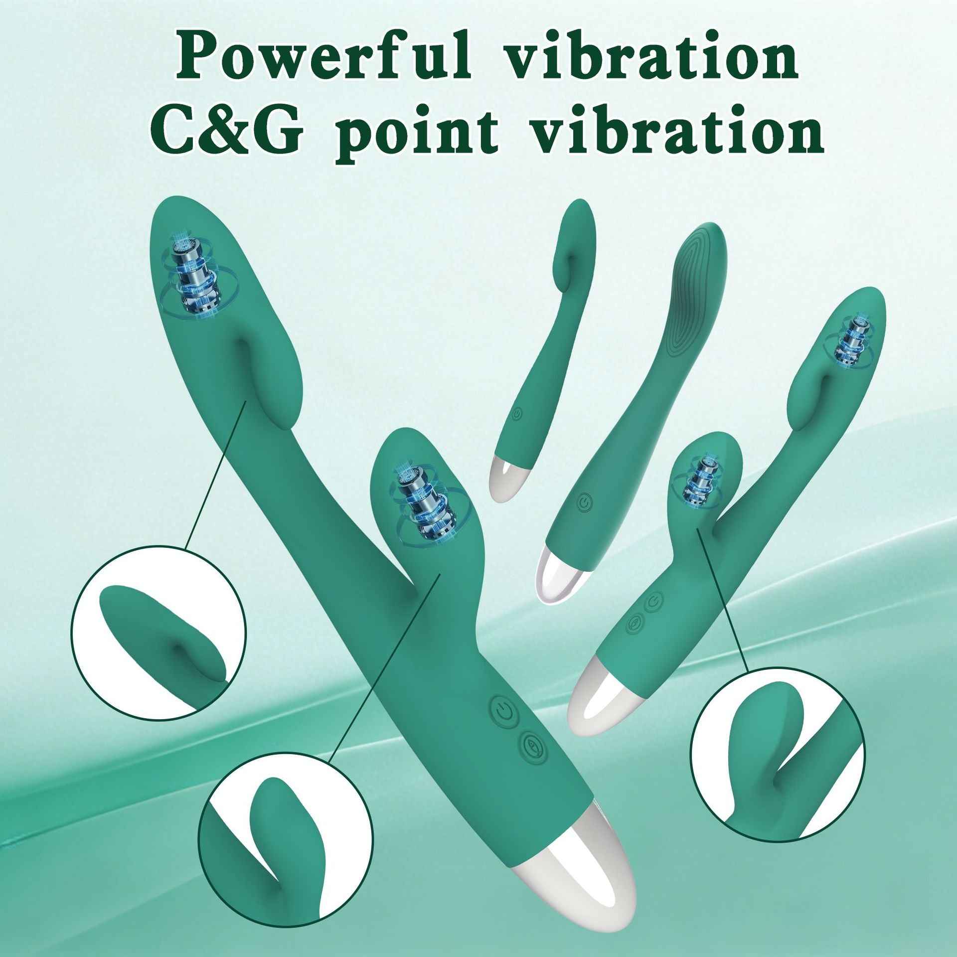 Dual-Head Vibrating Massager for Women – G-Spot & Clitoral Stimulation