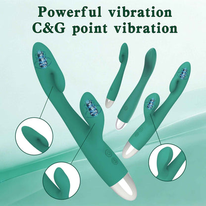 Dual-Head Vibrating Massager for Women – G-Spot & Clitoral Stimulation