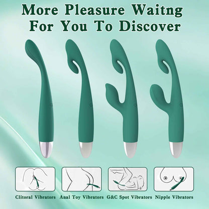 Dual-Head Vibrating Massager for Women – G-Spot & Clitoral Stimulation