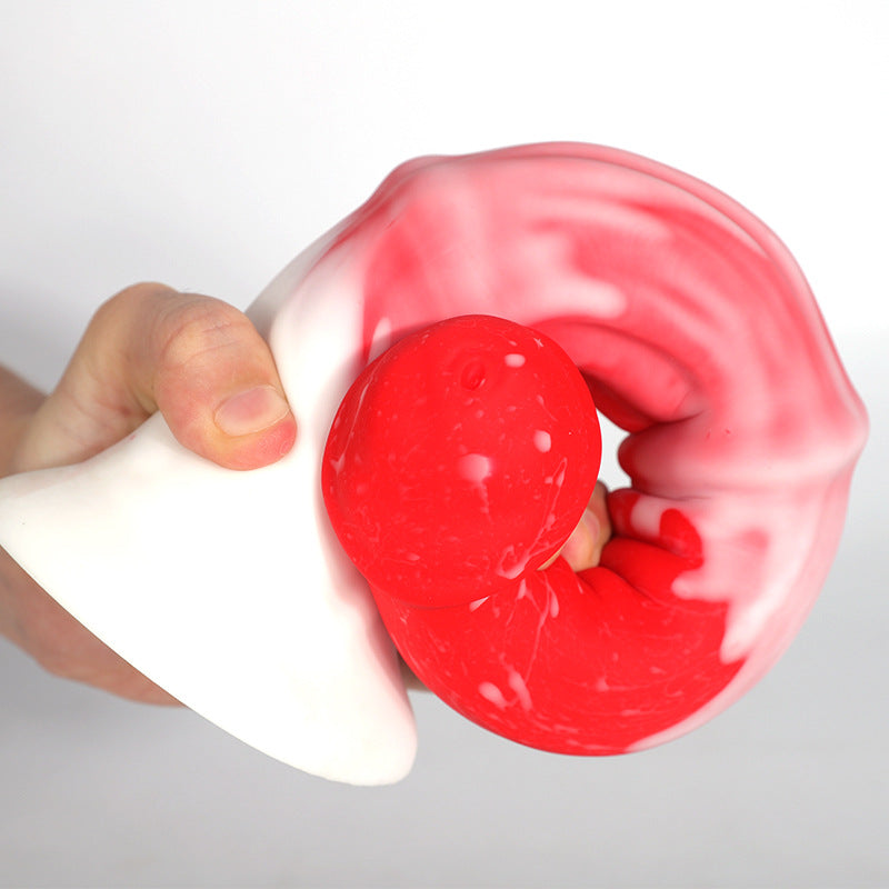 Soft Silicone Dildo Silicone Mixed Color Remote Control Vibration