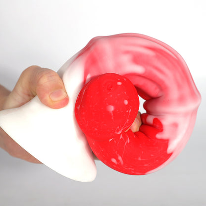 Soft Silicone Dildo Silicone Mixed Color Remote Control Vibration