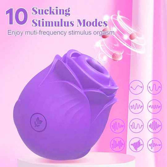 Oral-like Combo - Amora Rose Clitoral Suction Toy & Mlem Licking Vibrator