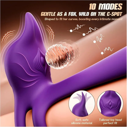 App & Remote Cock Ring with G-Spot & Clit Stimulation