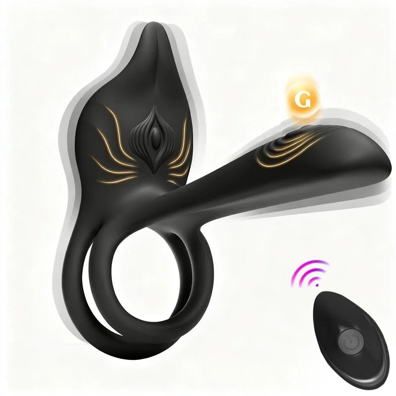 App & Remote Cock Ring with G-Spot & Clit Stimulation