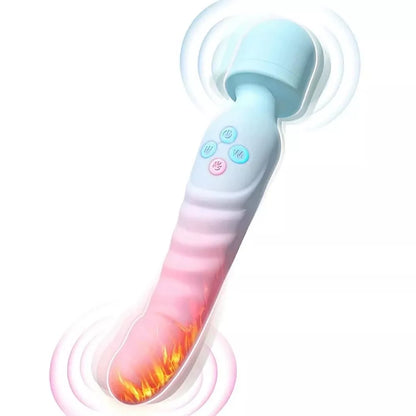 Double-ended G-spot vibrator—with heating function