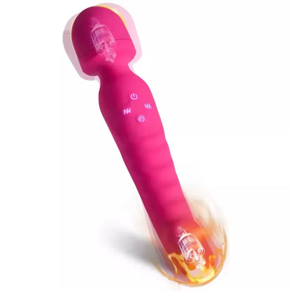 Double-ended G-spot vibrator—with heating function