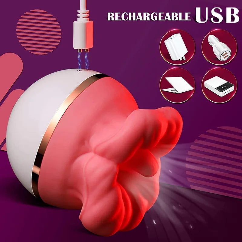 Best Value Set -Big Mouth Tongue Licking Vibrator