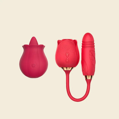 Red RoséTrio 3-in-1 Rose Toy