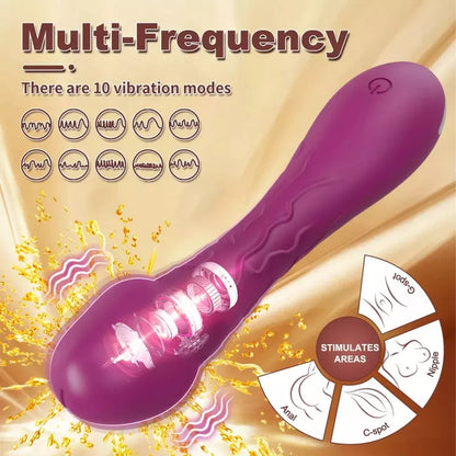 Classic Wand Massager for Women – Strong Vibration, USB Rechargeable