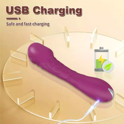 Classic Wand Massager for Women – Strong Vibration, USB Rechargeable
