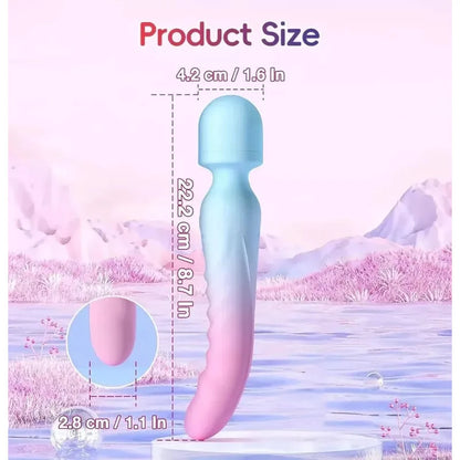 Double-ended G-spot vibrator—with heating function