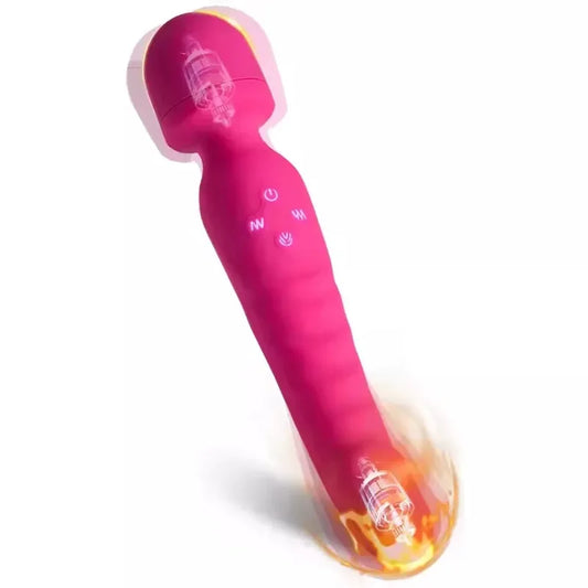Double-ended G-spot vibrator—with heating function