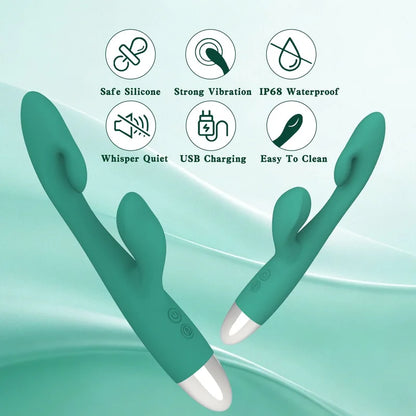 Dual-Head Vibrating Massager for Women – G-Spot & Clitoral Stimulation