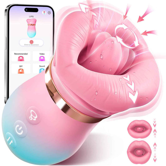 X app-controlled tongue vibrator app-controlled trinity-no. 2