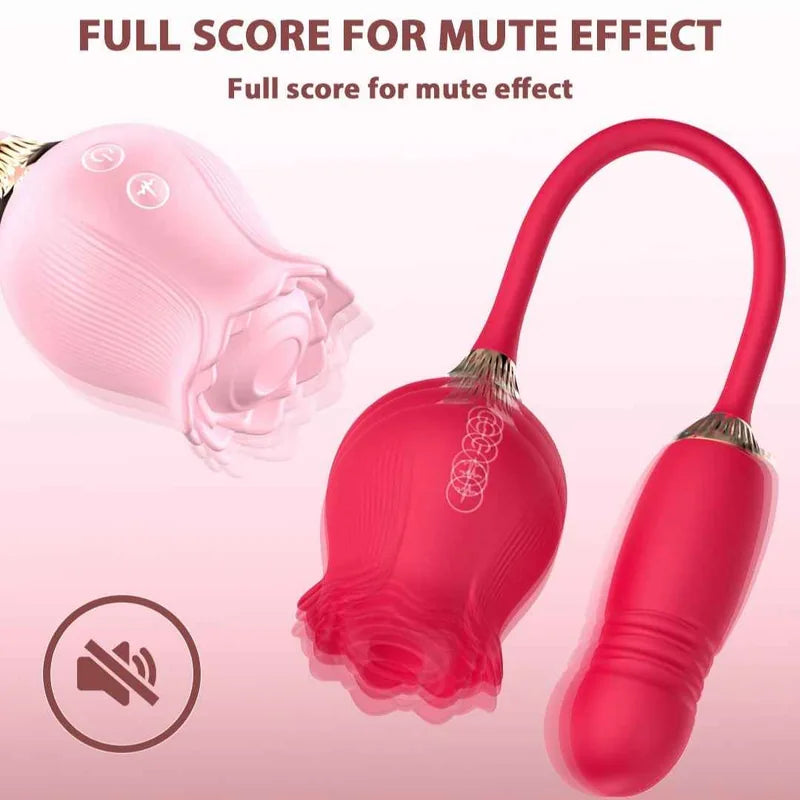 Includes 2 Bestselling Toys - 2-in-1 Rose Vibrator & Rose Clitoral Licker
