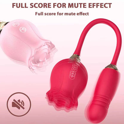 Includes 2 Bestselling Toys - 2-in-1 Rose Vibrator & Rose Clitoral Licker