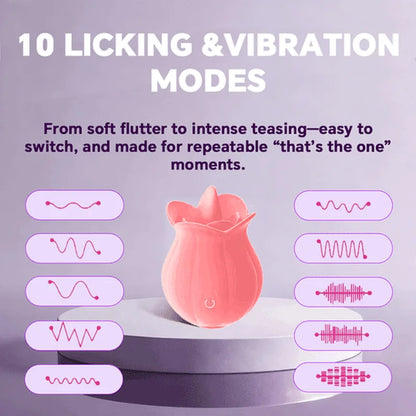 Includes 2 Bestselling Toys - 2-in-1 Rose Vibrator & Rose Clitoral Licker